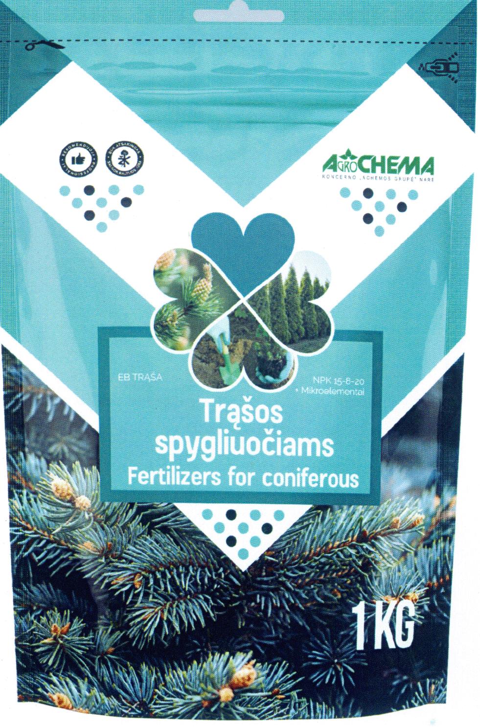 Prekės ženklas: AGROCHEMA Trąšos spygliuočiams Fertilizers for coniferous